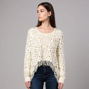 BOHO Fringed Sweater